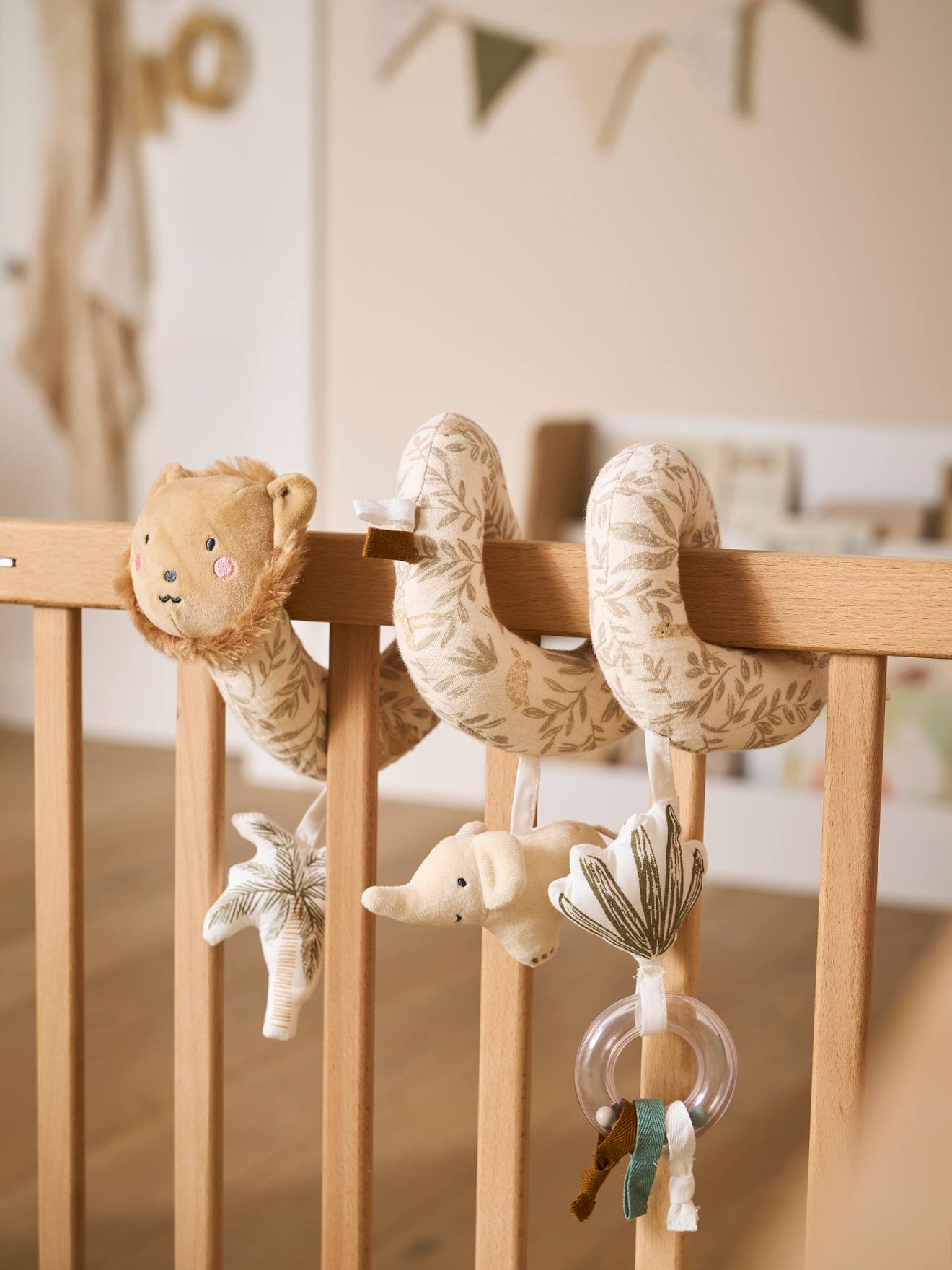 Spirale d'activités lion BABYLON beige