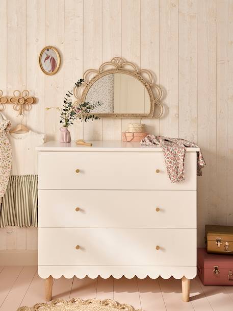 Vertbaudet - Commode LIGNE FESTON blanc