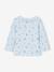 T-shirt bébé en maille côtelée manches longues bleu ciel+rose pâle 5 - vertbaudet enfant 