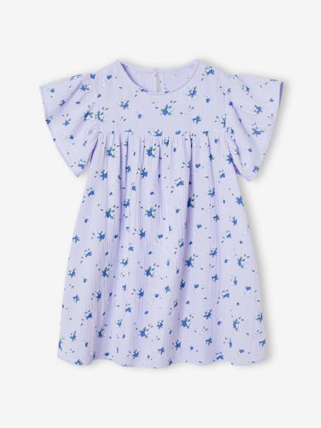 Fille-Robe-Robe en gaze de coton fille