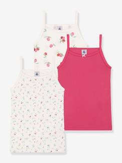 -Lot de 3 débardeurs enfant à fines bretelles fruits PETIT BATEAU