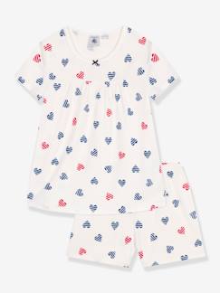 -Pyjama short enfant imprimé coeurs PETIT BATEAU