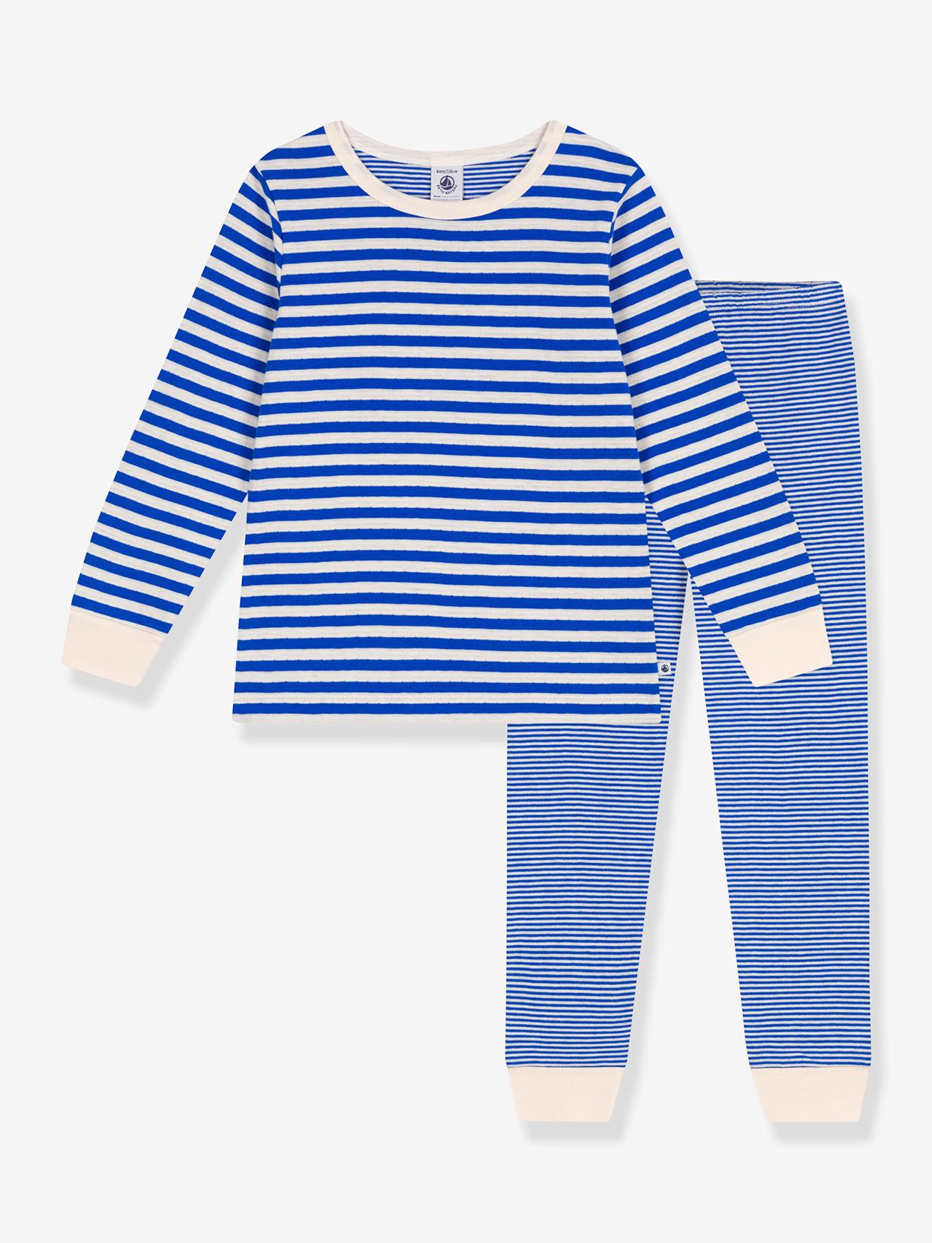 Pyjama enfant en tubique bleu Pyjama enfant en tubique bleu