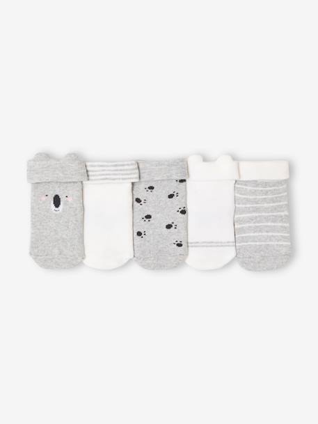 Bébé-Lot de 5 paires de chaussettes "koala" bébé