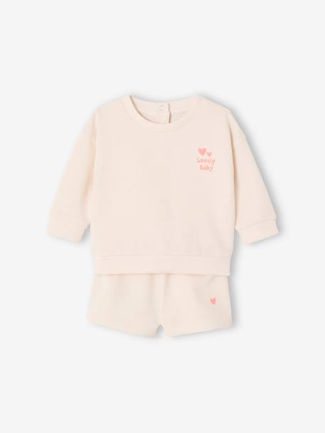 Bébé-Ensemble-Ensemble sweat + short bébé