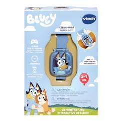 Jouet-Montre-Jeu Interactive VTECH BLUEY - Blanc - Mixte - A partir de 3 ans - Multicolore - Pour Enfant