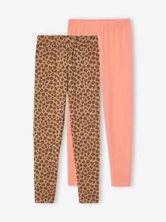 -Lot de 2 leggings fille