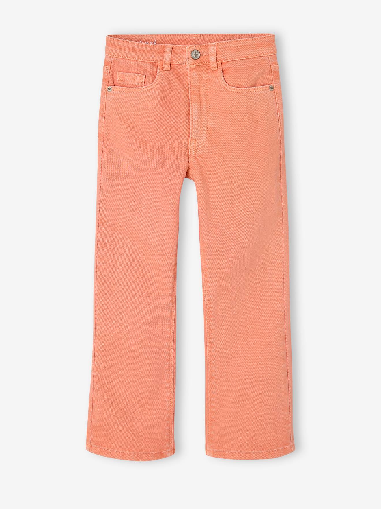 Pantalon évasé fille pêche