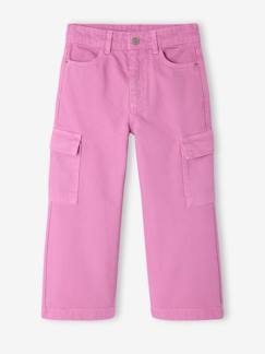 Pantalon cargo large fille  - vertbaudet enfant