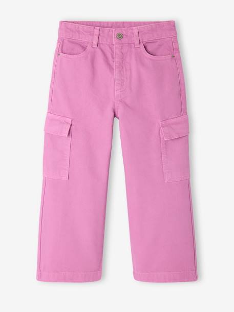 Fille-Pantalon cargo large fille