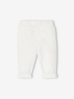 -Pantalon léger effet lin bébé