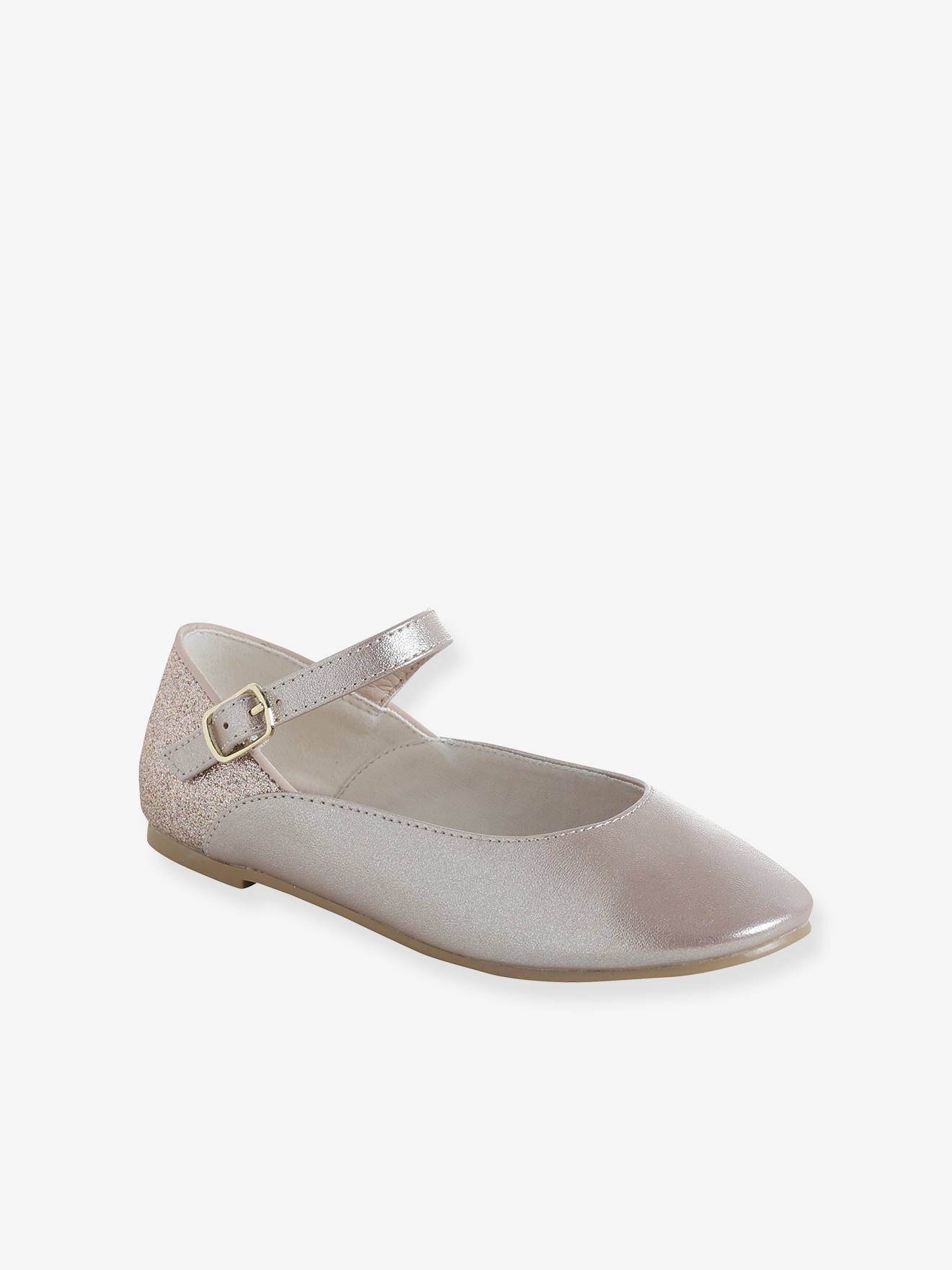 Ballerines pailletées enfant or