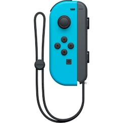 Jouet-Manette Joy-Con gauche Bleu Néon pour Nintendo Switch