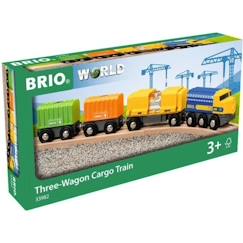 Jouet-Train de Marchandises BRIO - Ravensburger - 7 pièces - Mixte dès 3 ans - 33982