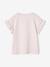 T-shirt fille motif fantaisie manches courtes volantées anthracite+jaune pâle+marine+rose pâle 14 - vertbaudet enfant 