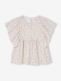 -Tee-shirt blouse fille