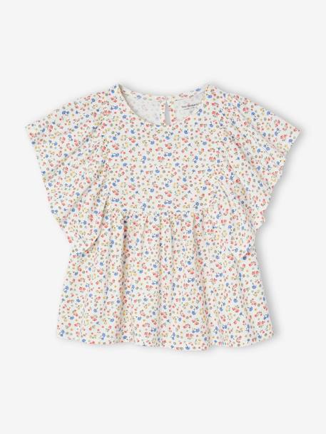 Fille-T-shirt, sous-pull-T-shirt-Tee-shirt blouse fille
