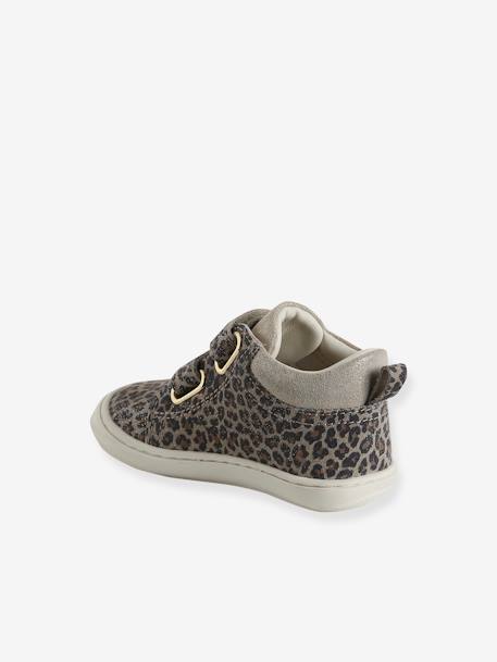 Chaussures premiers pas bébé scratch beige imprimé+bleu imprimé+bronze+jaune d'or+lot rose+mauve+or+rose+rose imprimé+rose poudré+turquoise+vert imprimé+vieux rose 4 - vertbaudet enfant 