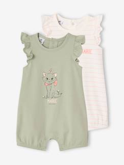 -Lot de 2 Bodies Combinaisons bébé Disney® Marie Les Aristochats