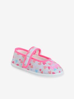 Chaussures-Chaussures fille 23-38-Chaussons ballerines scratchés enfant