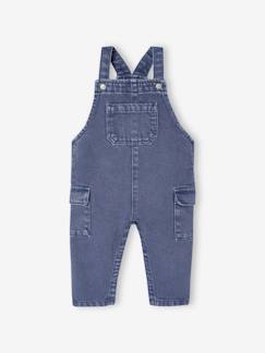 Salopette bébé en toile  - vertbaudet enfant