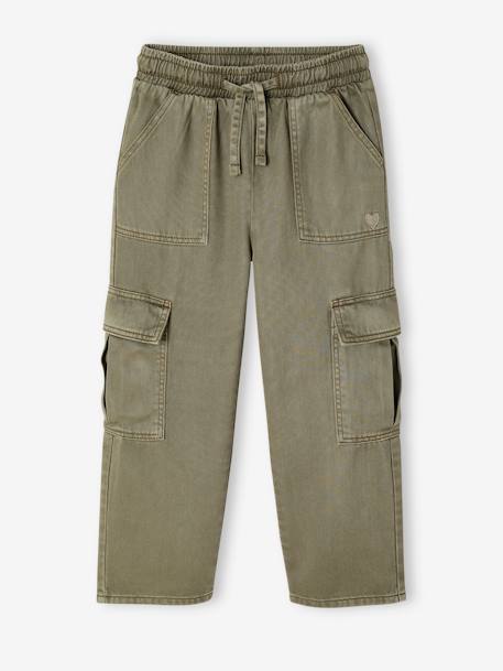 Fille-Pantalon cargo fille facile à enfiler