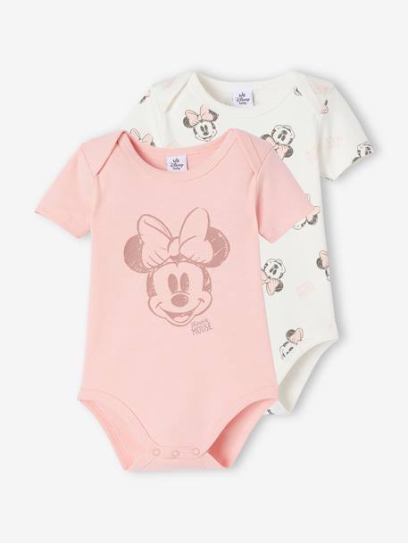 Bébé-Lot de 2 bodies bébé Disney® Minnie manches courtes