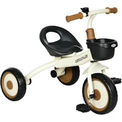 Jouet-Tricycle enfant multi-équipé 70x50x58cm Blanc