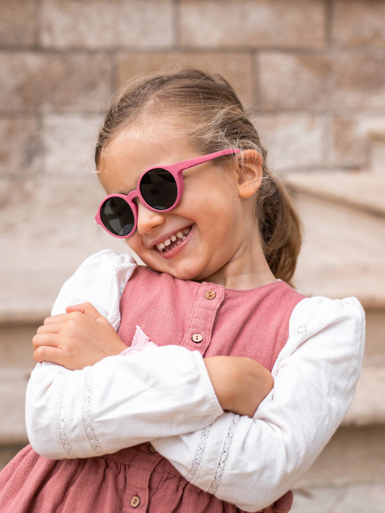 Lunettes de soleil BEABA Merry pour enfant de 2 a 4 ans barbiecore Beaba