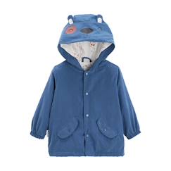 -Veste bébé - Bestfriends - Bleu - Déperlant - Capuche avec oreilles - Poches pratiques