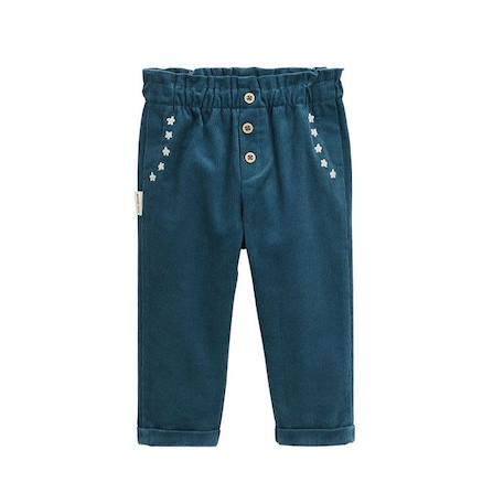 Fille-Pantalon en velours côtelé bébé fille Népal