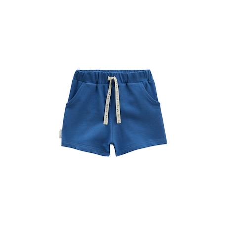 Bébé-Short bébé - Gamboa - Bleu roi - 100% coton - Taille élastiquée - Poches pratiques