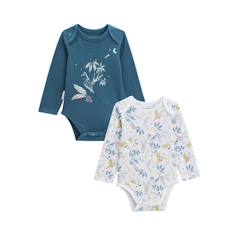 -Lot de 2 bodies bébé manches longues Bianca