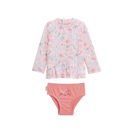 Bébé-Maillot de bain bébé 2 pièces t-shirt de protection UV & culotte Caraibes