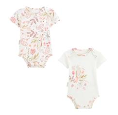 -Lot de 2 bodies bébé manches courtes Haapiti