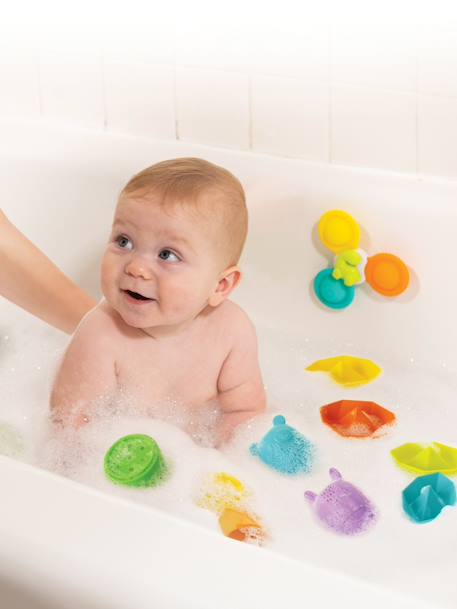 Infantino - Coffret de Bain en silicone multicolore
