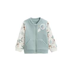 -Veste teddy bébé - Alma - Molleton - Bleu - STANDARD 100 by OEKO-TEX - Style streetwear