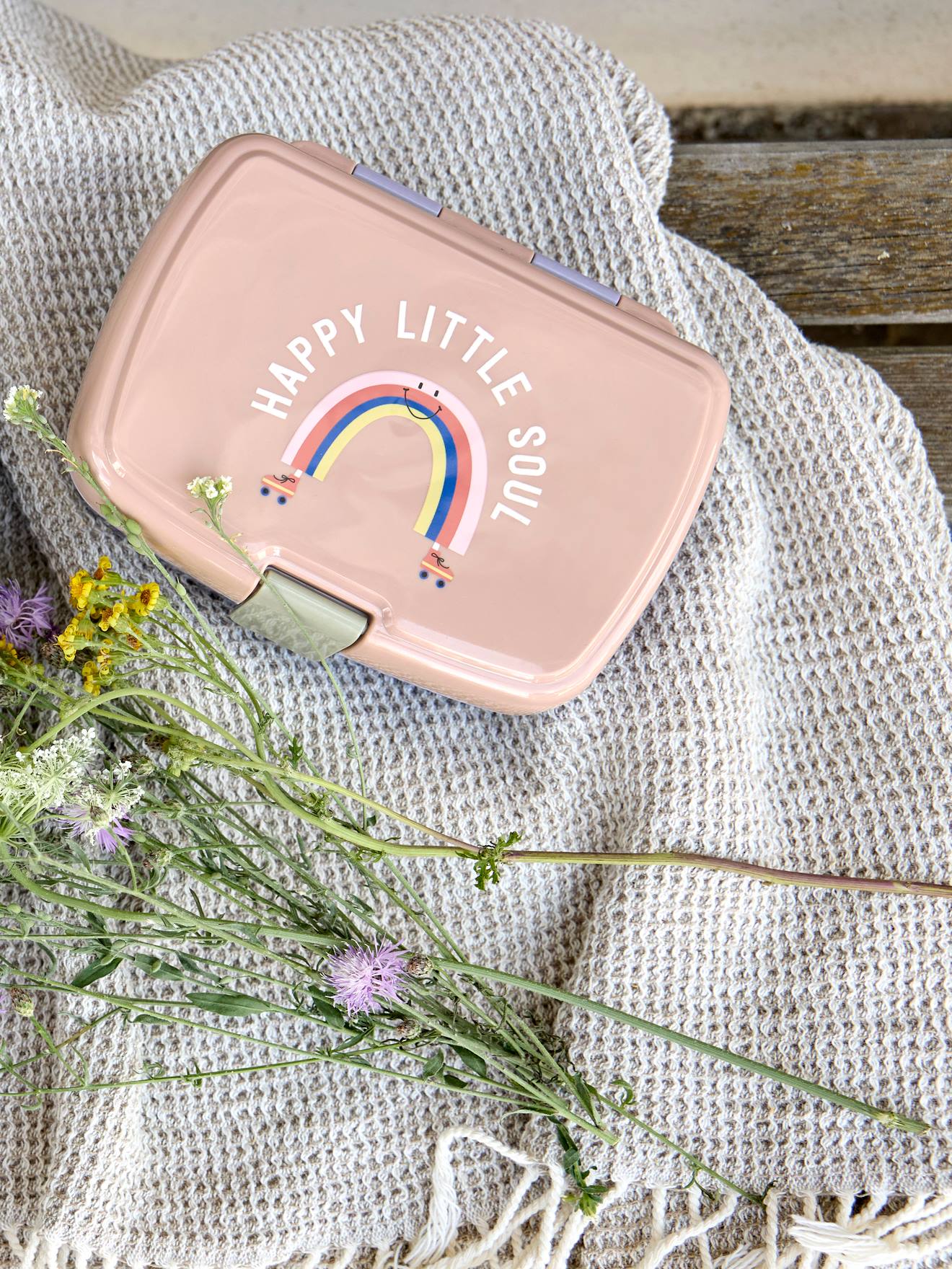 Boîte à goûter Tiny Outdoor LÄSSIG blush