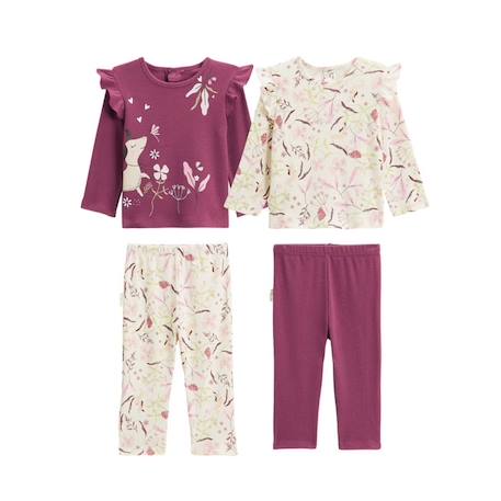 Bébé-Lot de 2 pyjamas bébé Mila