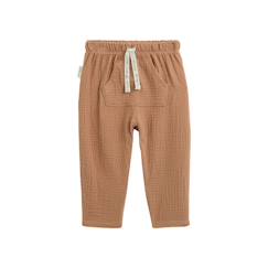 -Pantalon bébé en gaze de coton Petit Envahisseur