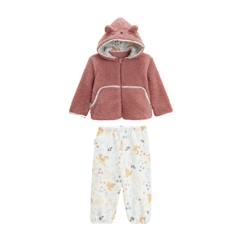 -Ensemble bébé veste en sherpa et pantalon en molleton Bloom