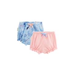 -Lot de 2 bloomers bébé en gaze de coton Bella Chica