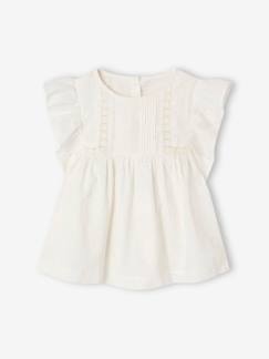 Blouse de cérémonie en broderie anglaise fille  - vertbaudet enfant