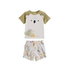 -Pyjama enfant - Brisbane - Manches courtes - 100% coton - Koala imprimé - Label OEKO-TEX