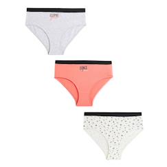 -Culottes Fille - Riviera - Lot de 3 - Multicolore - 100% Coton Bio - Mix and Match