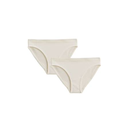 Fille-Lot de 2 culottes fille écrues Saeva