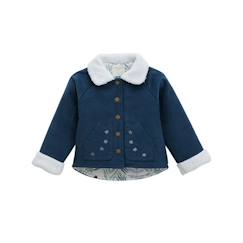 -Veste enfant - Petit Béguin - Népal - 100% coton - Col sherpa - 2 poches