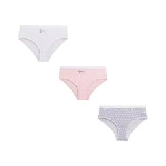 -Culottes Fille - Vakura - Lot de 3 - 100% Coton Bio - Confortables - Pratiques