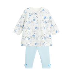 -Ensemble robe et legging en molleton bébé fille Luna