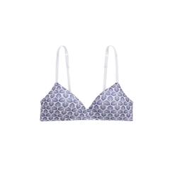 -Soutien-gorge souple - Vaza - Coques sans armatures - Microfibre - Bleu - Fille